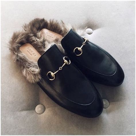 gucci fluffy loafers|classic Gucci loafers women's.